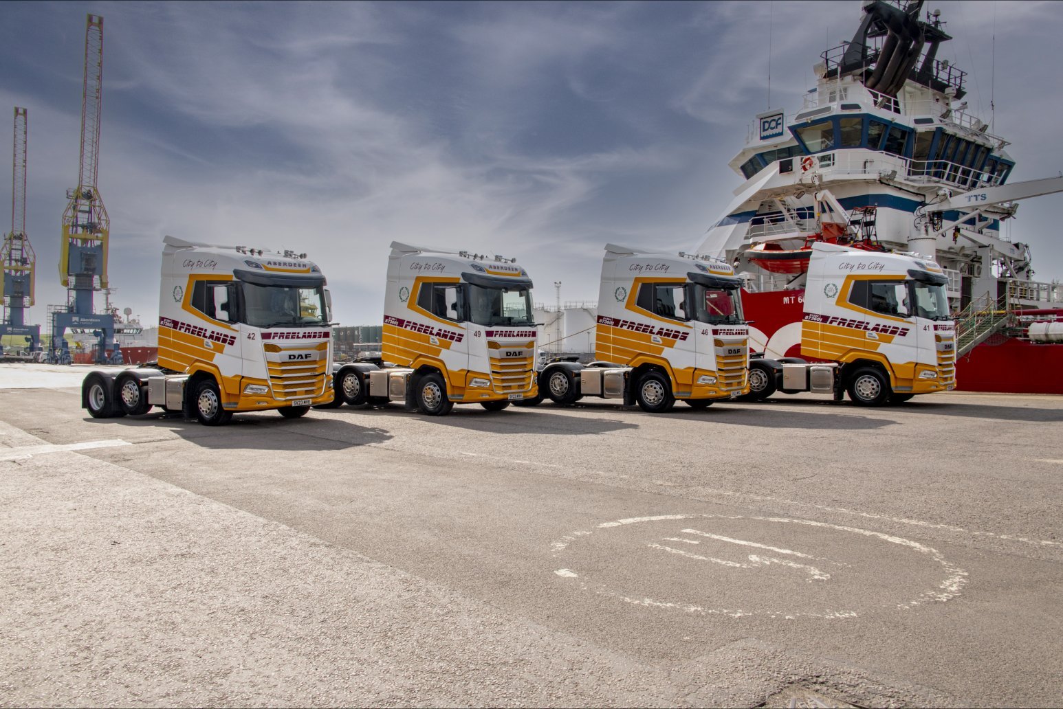 DAF XG quartet for Aberdeen-based Freeland Freight