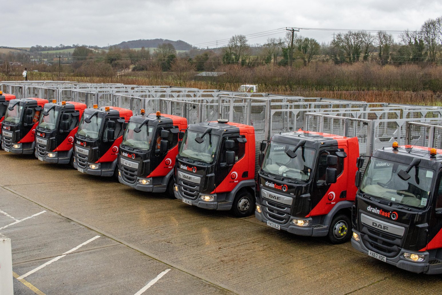 New DAF LFs go down a storm at Drainfast