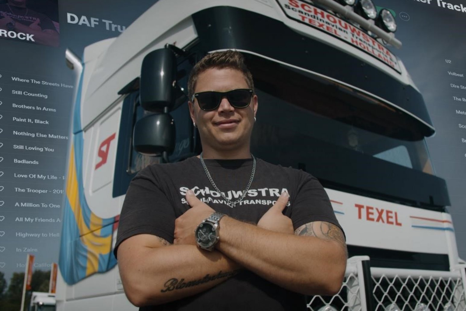 DAF Trucker Tracks: Spotify playlists for each driver