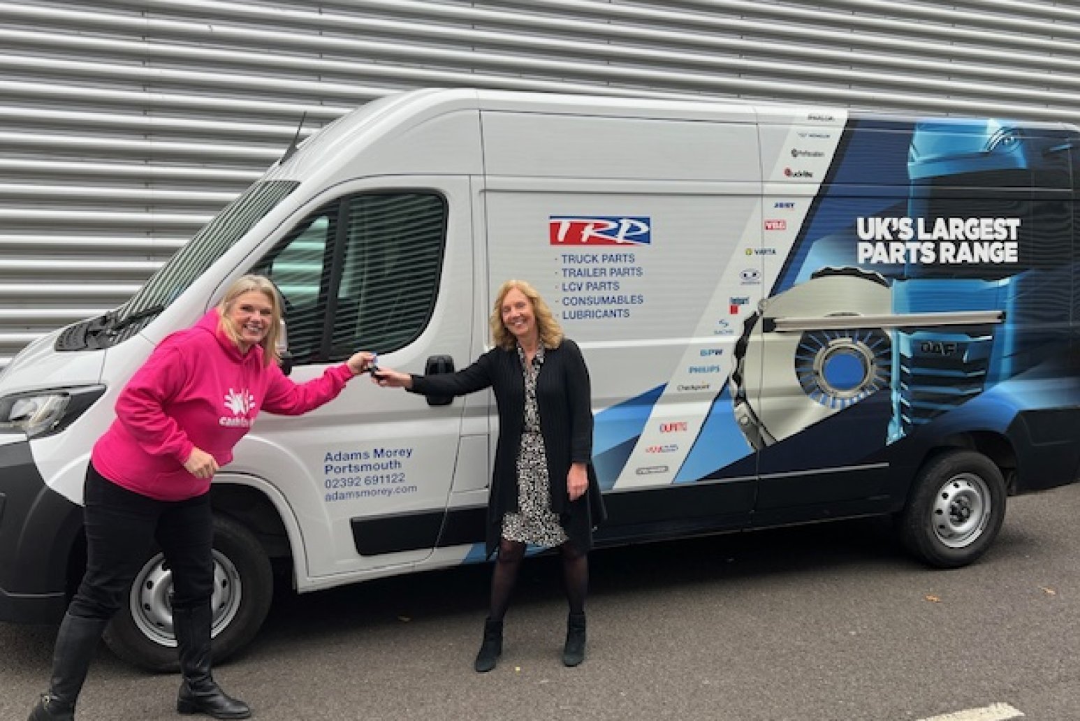 DAF Dealer Adams Morey supports Mission Christmas